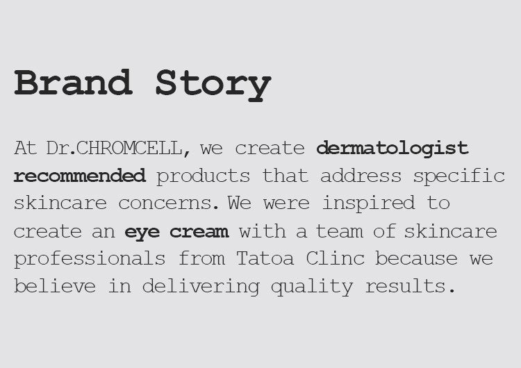 Formulated with ingredients like Hydrolyzed Collagen, Niacinamide and Adenosine which are known to target dark circles, bags under eyes, and wrinkles.